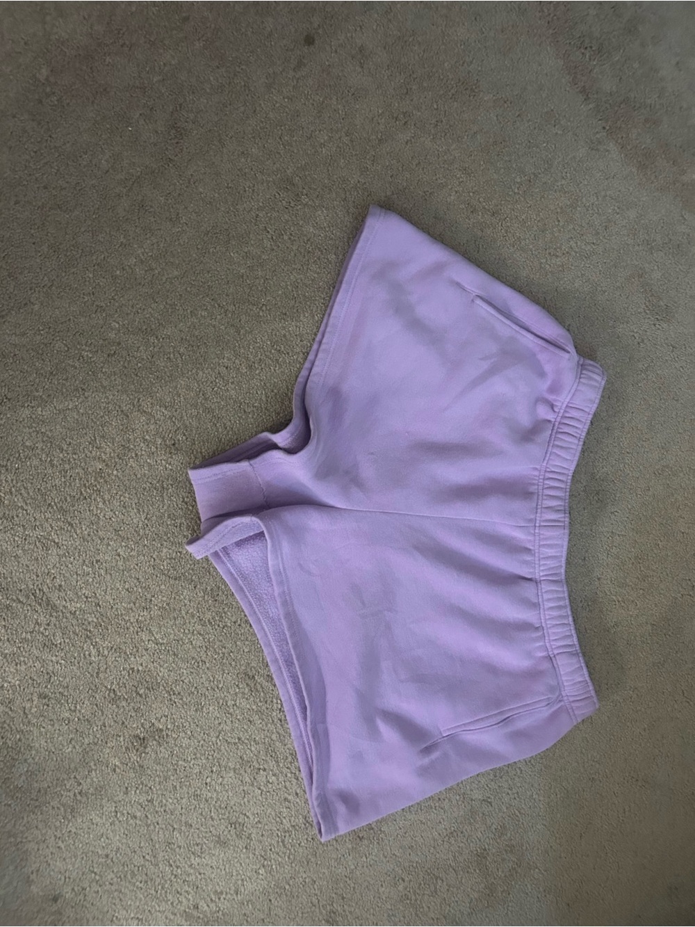 Arie Lilac Women's Lounge Shorts - Casual Elastic Waist
